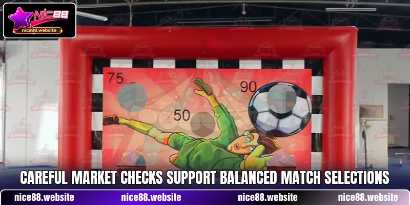 Careful market checks support balanced match selections Careful market checks support balanced match selections