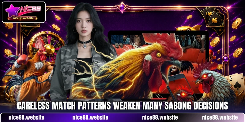 Careless match patterns weaken many sabong decisions Careless match patterns weaken many sabong decisions