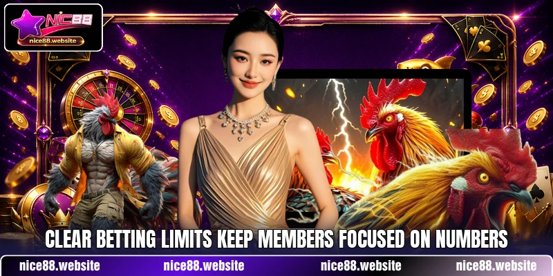 Clear betting limits keep members focused on numbers Clear betting limits keep members focused on numbers