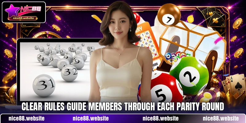 Clear rules guide members through each parity round Clear rules guide members through each parity round