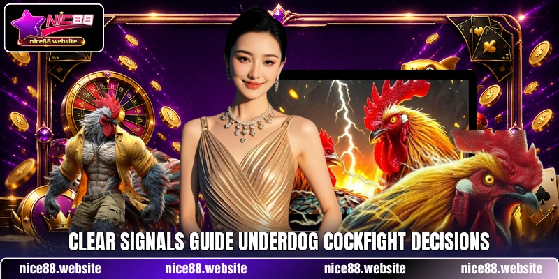 Clear signals guide underdog cockfight decisions Clear signals guide underdog cockfight decisions