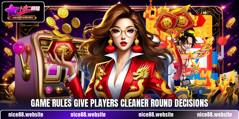 Game rules give players cleaner round decisions Game rules give players cleaner round decisions