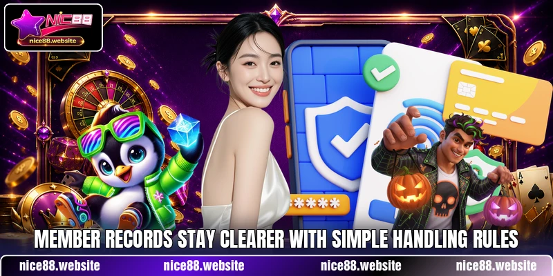 Member records stay clearer with simple handling rules