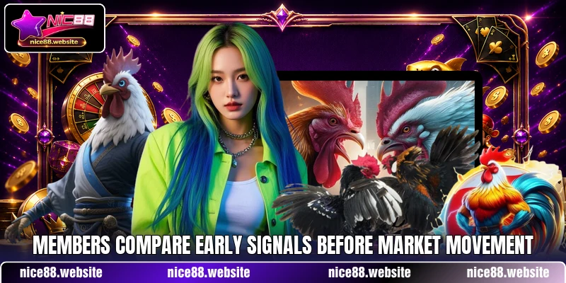 Members compare early signals before market movement Members compare early signals before market movement