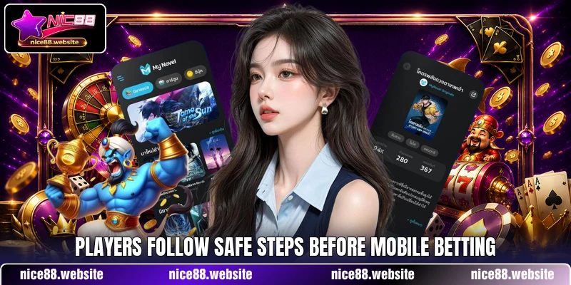 Players follow safe steps before mobile betting Players follow safe steps before mobile betting