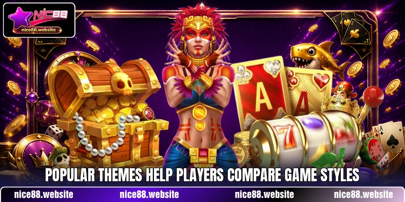 Popular themes help players compare game styles Popular themes help players compare game styles