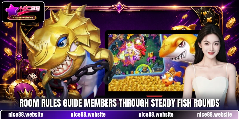 Room rules guide members through steady fish rounds Room rules guide members through steady fish rounds