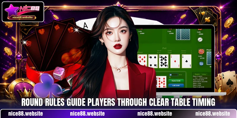 Round rules guide players through clear table timing