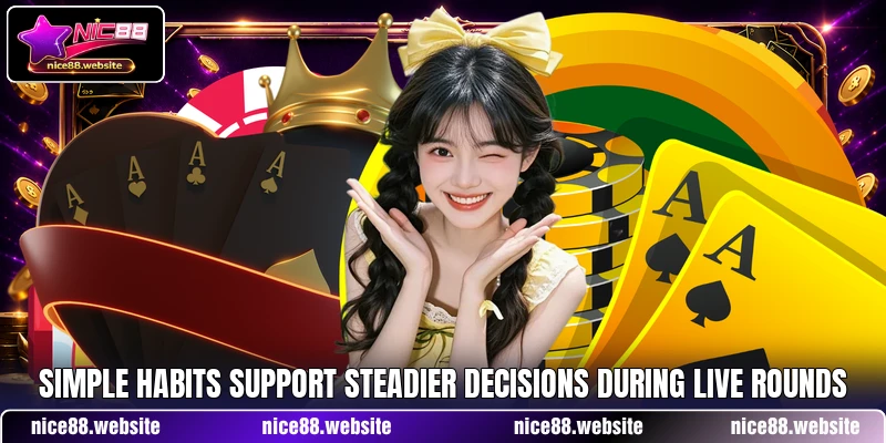 Simple habits support steadier decisions during live rounds Simple habits support steadier decisions during live rounds