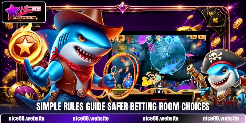Simple rules guide safer betting room choices