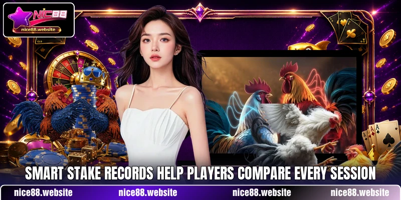 Smart stake records help players compare every session Smart stake records help players compare every session